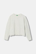 Дитячий светр з домішкою вовни United Colors of Benetton колір бежевий 1VPUC108V