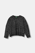 Дитячий светр з домішкою вовни United Colors of Benetton колір чорний 1VPUC108V