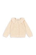 Konges Sløjd kardigan dziecięcy HOLIDAY KNIT CARDIGAN kolor beżowy KS104314