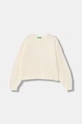 United Colors of Benetton sweter dziecięcy kolor beżowy ciepły 1RG7C109L