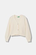 United Colors of Benetton kardigan dziecięcy kolor beżowy 1RG7C601Y