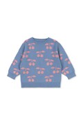 Παιδικό βαμβακερό πουλόβερ Konges Sløjd LAPIS KNIT SWEATER GOTS χρώμα: μοβ, KS103856
