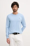 Βαμβακερό πουλόβερ Tommy Hilfiger χρώμα: μπλε, MW0MW39999
