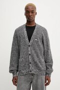 Бавовняний кардиган Tommy Jeans колір чорний DM0DM22104