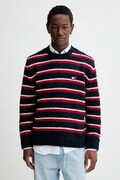 Tommy Jeans sweter z domieszką alpaki męski kolor granatowy ciepły DM0DM22109