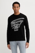 Бавовняний светр Tommy Jeans колір чорний  DM0DM22253