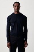 United Colors of Benetton sveter pánsky s viskózou tmavomodrý 110XU10A5