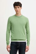 United Colors of Benetton sweter męski kolor zielony lekki 110XU10A5