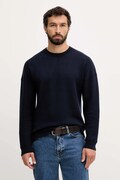 United Colors of Benetton sweter z dodatkiem wełny męski kolor granatowy 1Y6SK10A7
