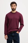 United Colors of Benetton sweter z dodatkiem wełny męski kolor bordowy 1Y6SK10A7