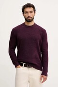 United Colors of Benetton sweter z domieszką wełny męski kolor bordowy 1L5YU10AD