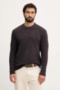 United Colors of Benetton sweter z domieszką wełny męski kolor brązowy 1L5YU10AD
