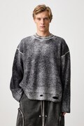 Represent Reversible Fade Out sweter wełniany męski czarny MLM100217