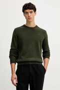Hackett London sweter wełniany męski kolor zielony HM7000075