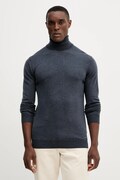 Guess sweter z dodatkiem wełny JIM męski kolor szary lekki z golferm M5BR09 Z0432