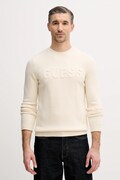 Guess sweter męski kolor beżowy z półgolfem M5BR35 Z2ZK2