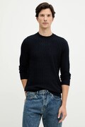 Armani Exchange sweter z dodatkiem wełny męski kolor granatowy lekki XM001560 AF11982
