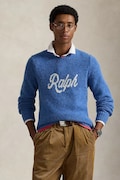 Polo Ralph Lauren sweter z dodatkiem wełny męski kolor niebieski lekki 710979098