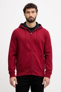 Polo Ralph Lauren bluza męska kolor bordowy z kapturem gładka 710981467
