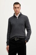 Colmar sweter z wełną męski kolor szary z półgolfem 4472.5YR