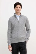 Pamučni pulover Tommy Hilfiger za muškarce, boja: siva, MW0MW40440