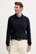 Tommy Hilfiger pulover din amestec de cașmir culoarea bleumarin, MW0MW40447