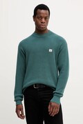Calvin Klein Jeans sweter bawełniany męski kolor turkusowy LV04RD313G