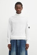C.P. Company sweter z wełną męski kolor beżowy lekki 19CMKN035A005528A