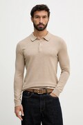 Lindbergh sweter męski kolor beżowy lekki 30-800144