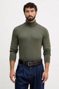 Lindbergh sweter męski kolor zielony lekki z golferm 30-80094
