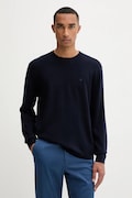 Vlnený sveter Calvin Klein tmavomodrá farba, ľahký, LV04LB305G