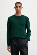 Vuneni pulover Calvin Klein za muškarce, boja: zelena, lagane, LV04LB305G