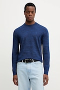 Vlnený sveter Calvin Klein modrá farba, ľahký, LV04LB305G