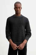 Calvin Klein sweter z dodatkiem wełny męski kolor szary LV04LD306G