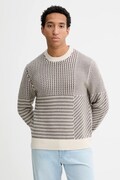 Calvin Klein sweter z dodatkiem wełny męski kolor brązowy LV04LD306G