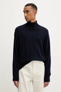 Вовняний светр Calvin Klein колір синій легкий гольф LV04LD317G