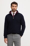 Barbour sweter męski wełniany NELSON granatowy MKN0863