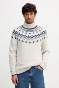 Barbour maglione in lana HEWTON uomo colore beige  MKN1672