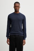 Fred Perry sweter bawełniany kolor granatowy lekki K1309