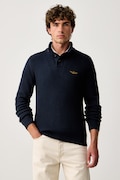 Aeronautica Militare sweter męski bawełniany granatowy MA1572UL00409