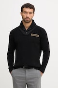 Aeronautica Militare pulover de bumbac culoarea negru, MA1574UL00539