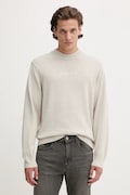 Karl Lagerfeld Jeans pulover de bumbac culoarea bej, light, A4M18033