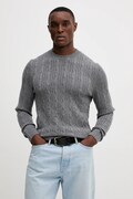 BOSS pulover din amestec de cașmir culoarea gri, light, 50549975