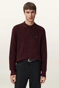 AllSaints sweter z dodatkiem wełny ASPEN kolor brązowy lekki M095KB