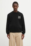 Maison Kitsuné sweter wełniany Fox Head Intarsia Merino męski kolor czarny PM00816KM0329