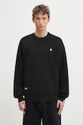 AAPE sweter Now męski kolor czarny lekki AAPKNMC361XXP