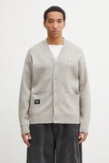 AAPE kardigan Now męski kolor szary AAPKNMC356XXP