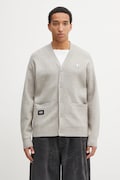 AAPE kardigan Now męski kolor szary AAPKNMC356XXP