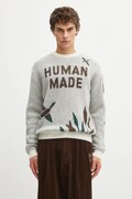 Human Made sweter z dodatkiem wełny GRAPHIC męski kolor biały ciepły HM30CS014