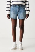 Levi's szorty damskie jeansowe CINCH MID-THIGH niebieskie high waist 003KI